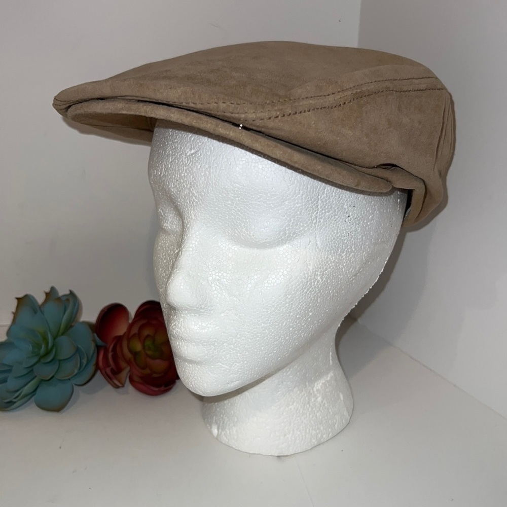 Huntington Leather Suede Hat Size Large